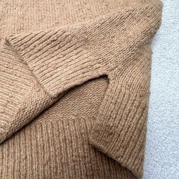 Fat Face Sweater Size US 6 UK 10 Jumper Crochet Detail Burnt Tanish Color - Picture 14 of 16